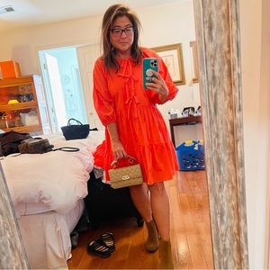 Cinq a Sept Lynn Puff Sleeve Mini Dress Sz 10 (M), NWOT Ret $365, now $79!